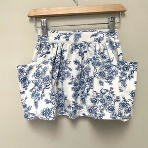 Remie Girl Blue Floral Skirt